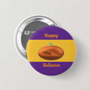 Happy Halloween Pumpkin  6 Cm Round Badge