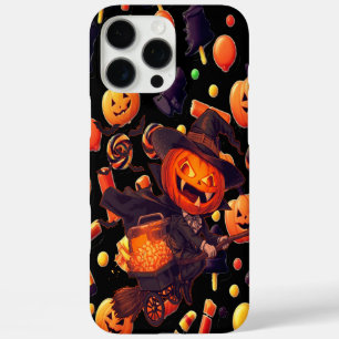 Happy Halloween Pumpkin Artwork iPhone 16 Pro Max Case