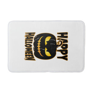 Happy Halloween Pumpkin Bath Mat