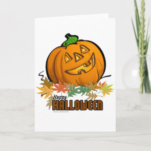 Happy Halloween Pumpkin Card