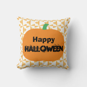 Happy Halloween Pumpkin Cushion