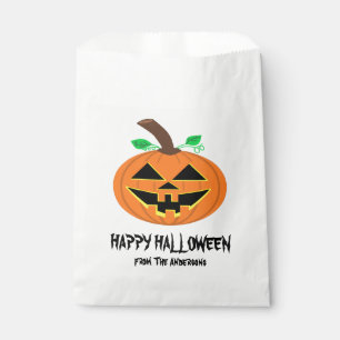 Happy Halloween Pumpkin Favour Bags