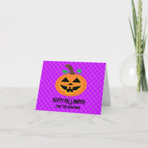 Happy Halloween Pumpkin Greeting Card