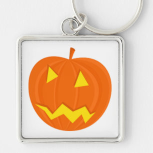"HAPPY HALLOWEEN" PUMPKIN KEY RING