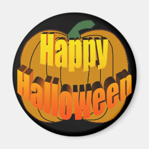 Happy Halloween Pumpkin Magnet