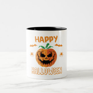 "Happy Halloween Pumpkin Mug – Spooky Coffee Cup