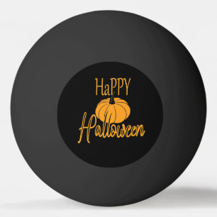 Happy Halloween Pumpkin Ping Pong Ball