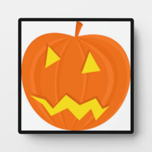 "HAPPY HALLOWEEN" PUMPKIN PLAQUE