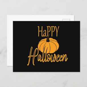 Happy Halloween Pumpkin Postcard