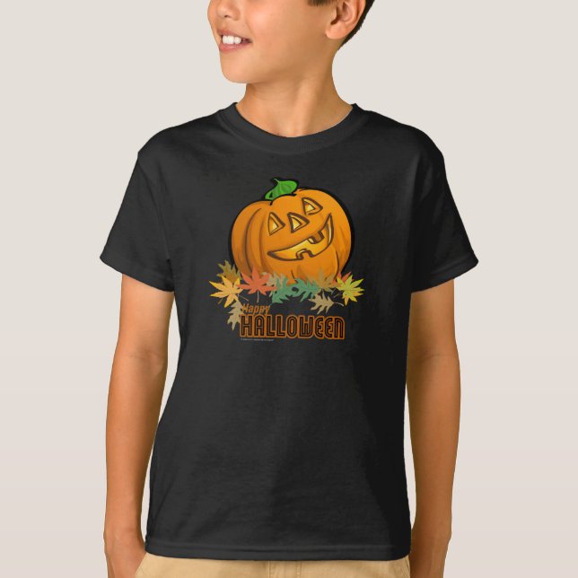 Happy Halloween Pumpkin T-Shirt (Front)