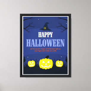 Happy Halloween Pumpkin Wall ART