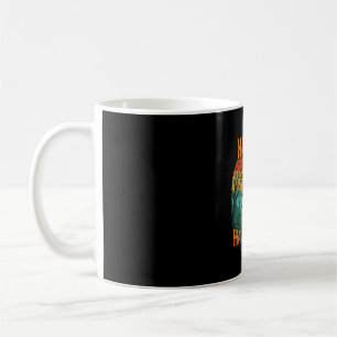 Happy Halloween Pumpkin Witch Hat Full Moon Bats Coffee Mug