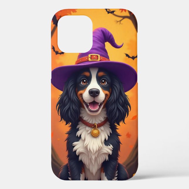 🎃🐶 Happy Halloween Pup Design Cute Spooky 👻 Case-Mate iPhone Case (Back)