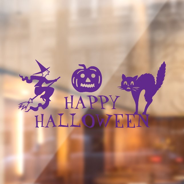 Happy Halloween purple scary cute House (Sheet 2)