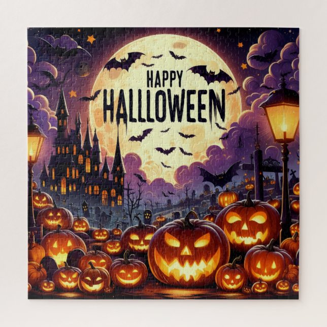 Happy Halloween Puzzle (Vertical)
