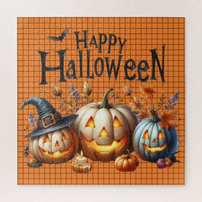 Happy Halloween Puzzle (Vertical)