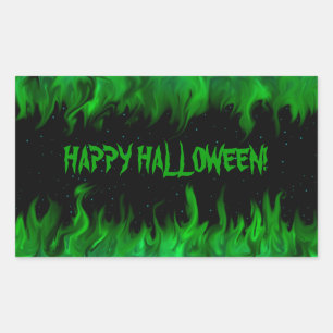 HAPPY HALLOWEEN! RECTANGULAR STICKER