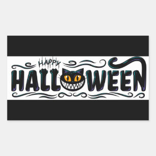 Happy Halloween Rectangular Sticker