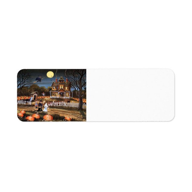 Happy Halloween Return Address Label (Front)