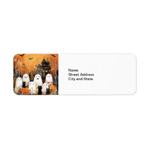 Happy Halloween! Return Address Label