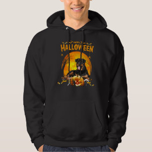 Happy Halloween Rottweiler Dog Pumpkin Costumes Th Hoodie