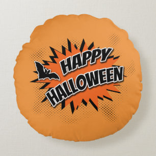 Happy Halloween Round Cushion