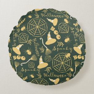 Happy Halloween Round Cushion