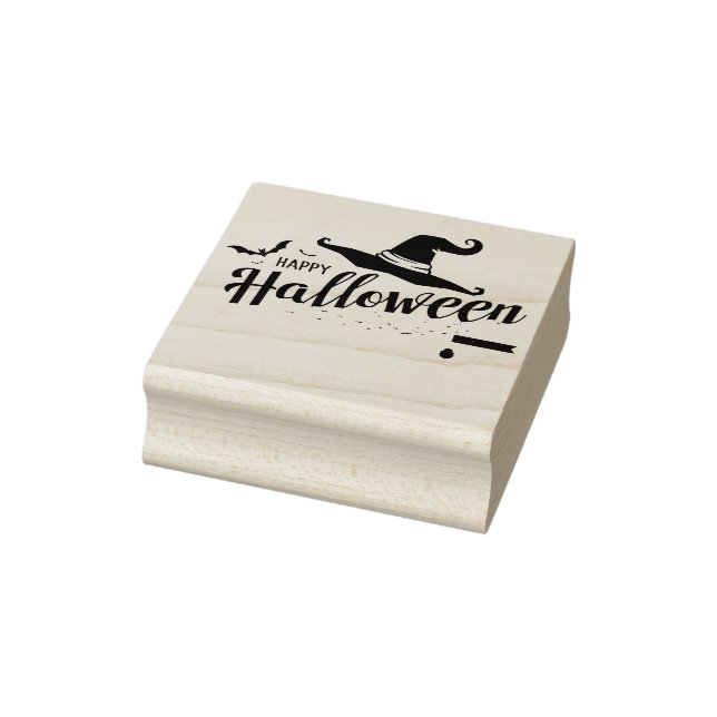 Happy Halloween Rubber Stamp (Stamp)