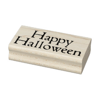 Happy Halloween! Rubber Stamp