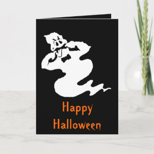 Happy Halloween - Rude Ghost Card