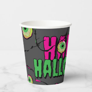 Happy Halloween Scary Cute Fun Funky Paper Cups