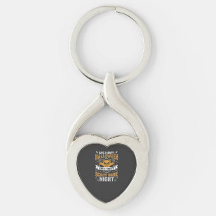 Happy Halloween Scary Dark Night Vector Design Key Ring