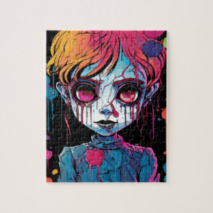 Happy Halloween Scary Doll Jigsaw Puzzle