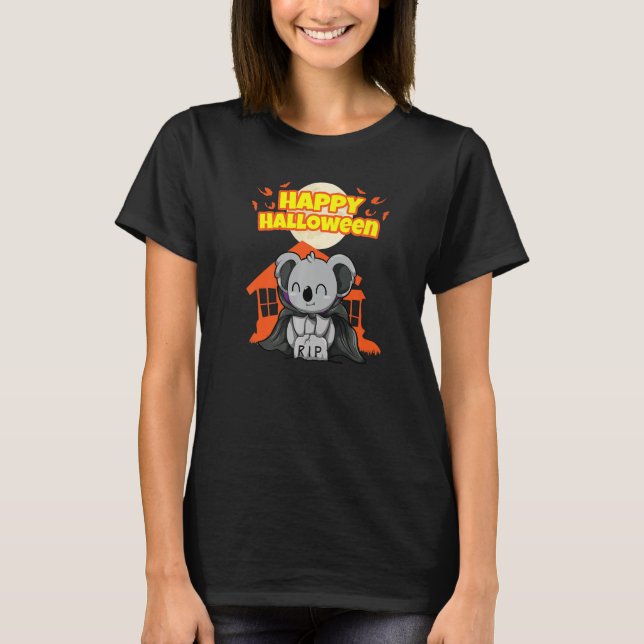 Happy Halloween  Scary Hallow's Eve Party Costume  T-Shirt (Front)