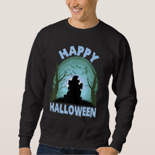 Happy Halloween Scary Tombstone Sweatshirt