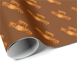 Happy Halloween Screwball Graphics Wrapping Paper