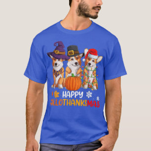 Happy Halloween Shirts, Welsh Corgi Dog Happy Hall T-Shirt