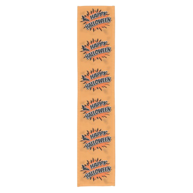 Happy Halloween Short Table Runner (Front)