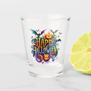 Happy Halloween Shot Glass