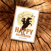 happy halloween sillouette family name