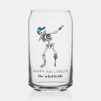 Happy Halloween Skeleton Pirate Dabbing Family