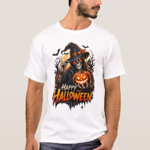 Happy Halloween Skeleton Pumpkin Gift for Men