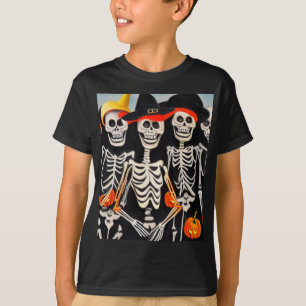 Happy Halloween Skeletons T-Shirt