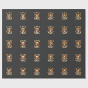 Happy Halloween Skull Mohawk Sunglasses Pumpkins B Wrapping Paper