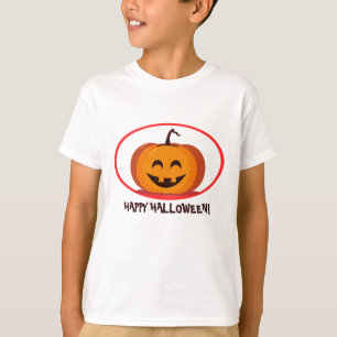 Happy Halloween Smiling Pumpkin T-Shirt