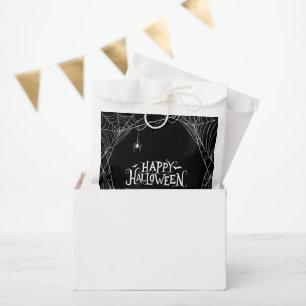 Happy Halloween Spider Web Personalised Favour Bag