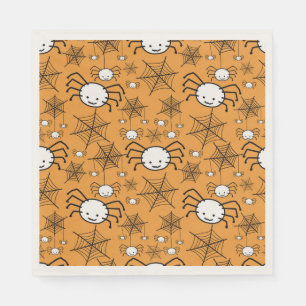 Happy Halloween Spider webs Napkin