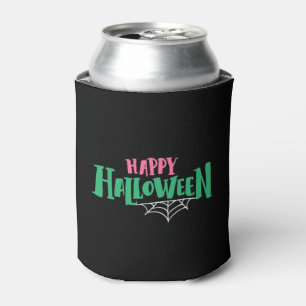 Happy Halloween Spiderweb Can Cooler