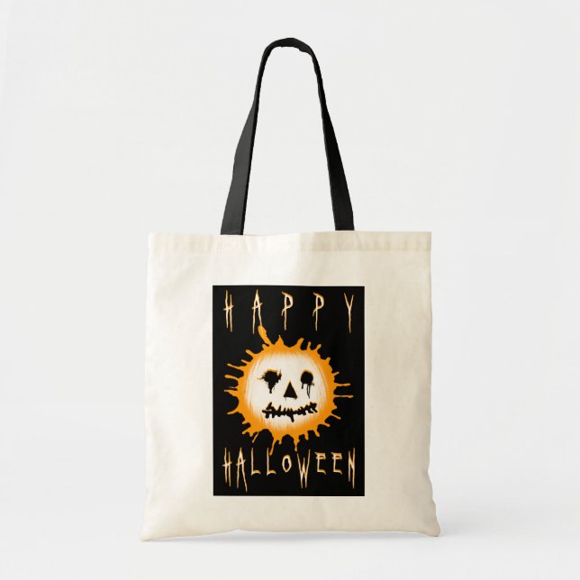 happy halloween : splatolantern tote bag (Front)