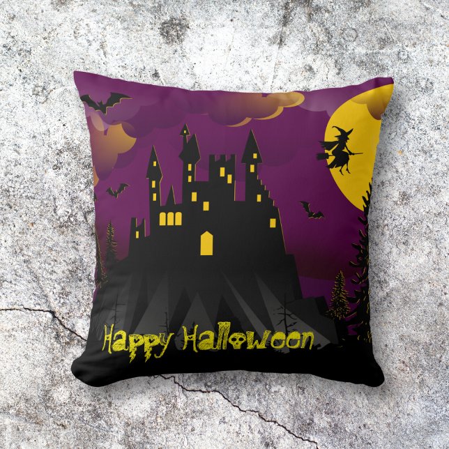 Happy Halloween Spooky Cushion (Creator Uploaded)
